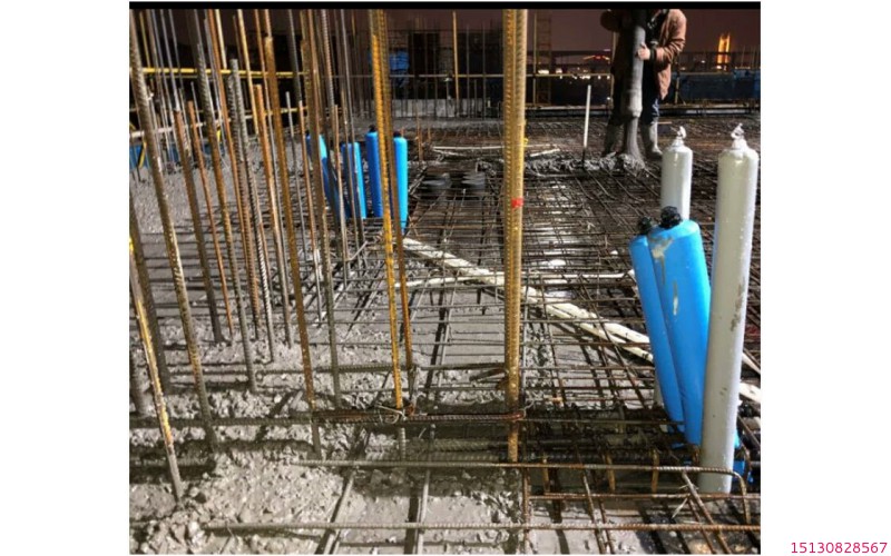 河北梁柱混凝土攔茬器 高低標(biāo)號砼隔斷防串標(biāo)氣囊應(yīng)用