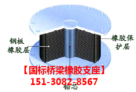 橋梁鉛芯橡膠支座 大品**鉛芯隔震橡膠支座1